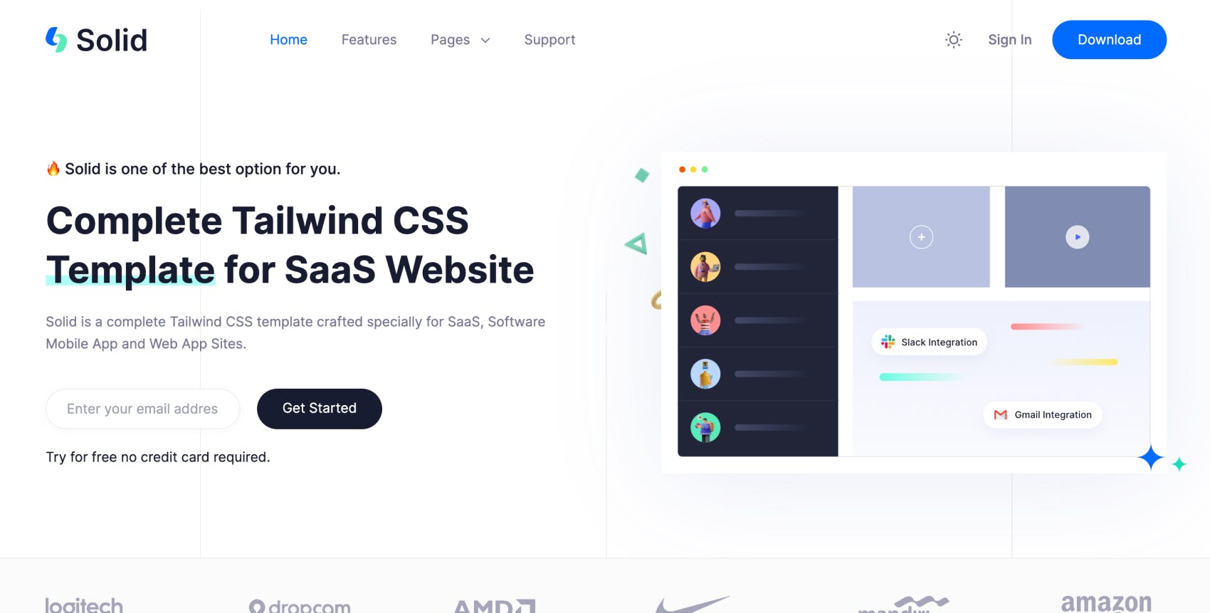 Solid - Tailwind CSS Template for SaaS and Software