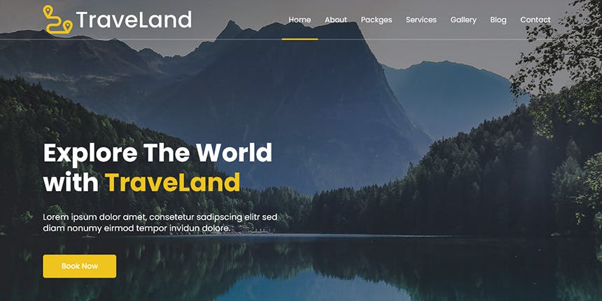 TraveLand - Tour & Travel Agency Website Template