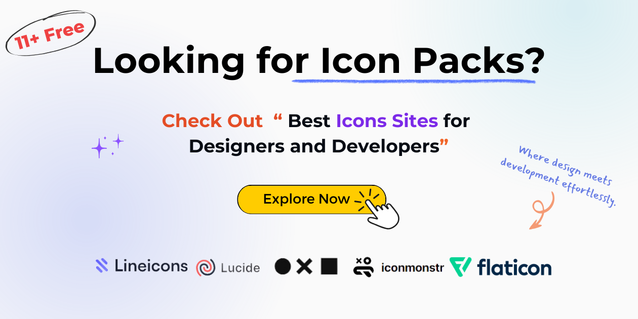 11+ Best Free Icon Sites for Designers and Developers