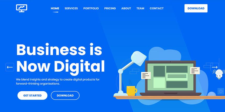 11+ Best Corporate Website Templates | UIdeck