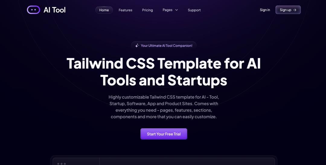 Free Tailwind CSS Templates | UIdeck
