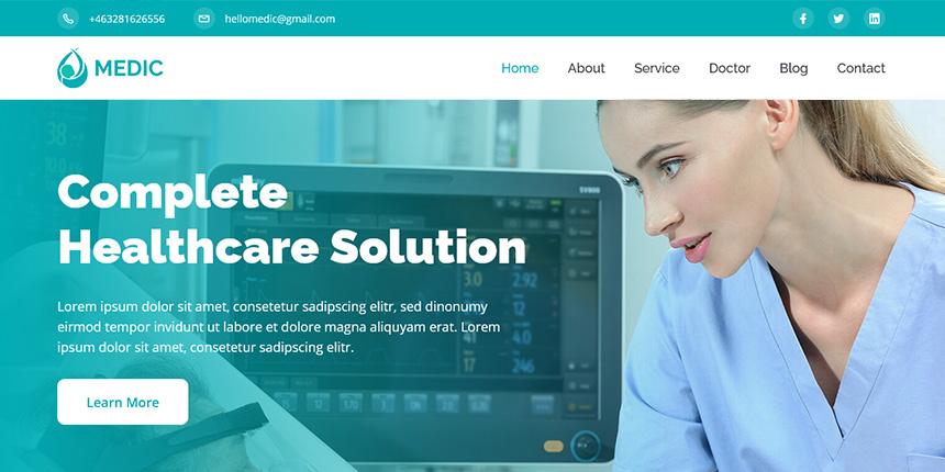 Medic - Free Health, Medical & Hospital Website Template