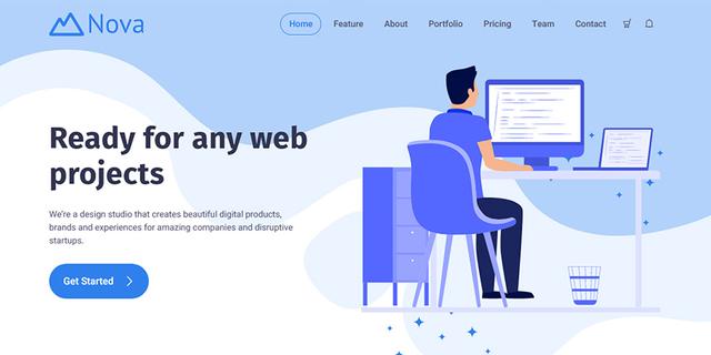 Free One Page HTML Website Templates | UIdeck