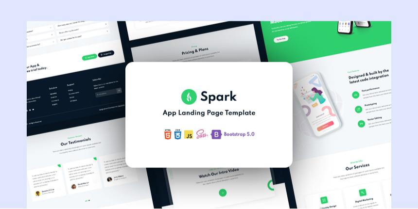 30+ Free HTML App Landing Page Templates | UIdeck