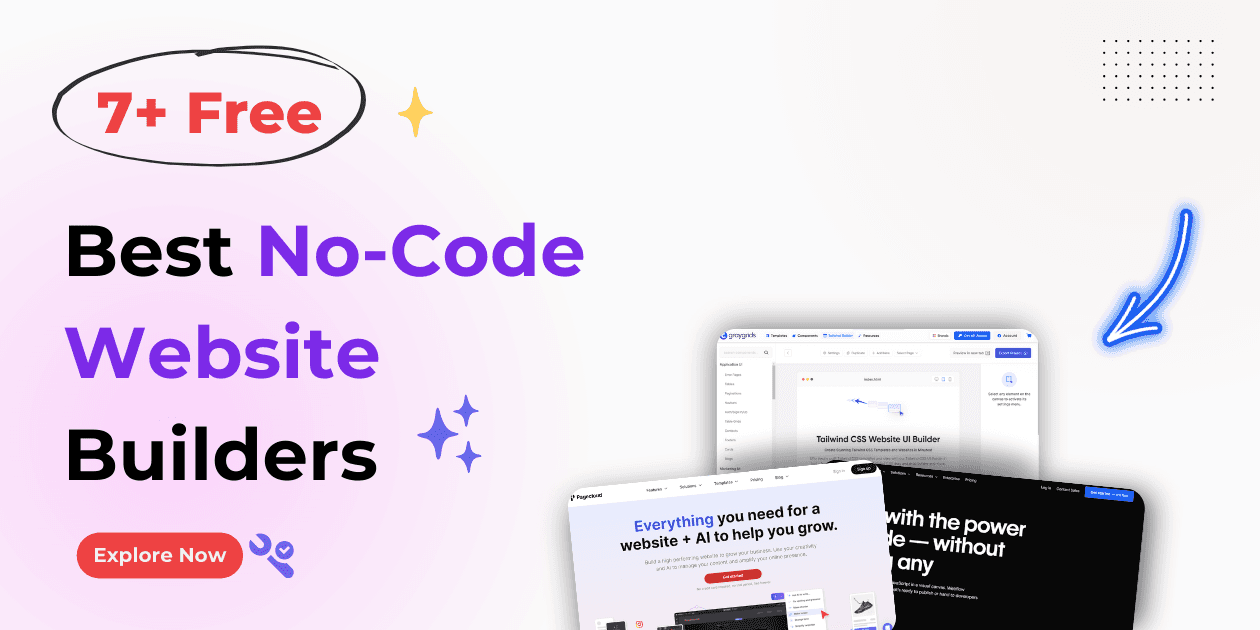 7+ Best Free No-Code Website Builders in 2024