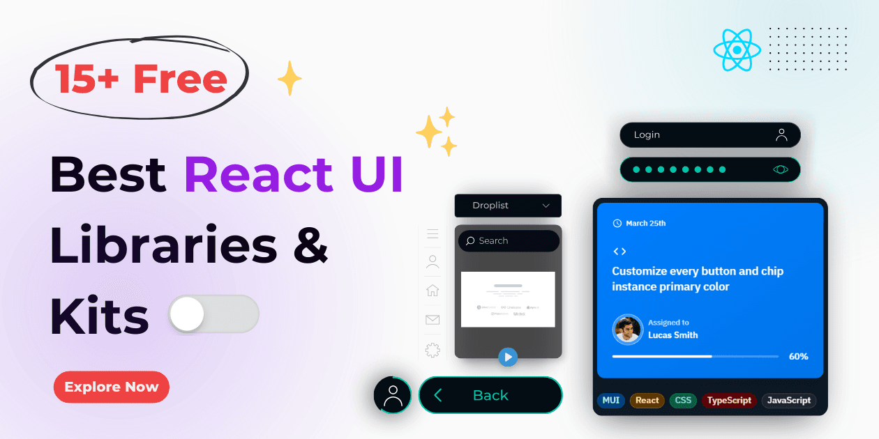 15+ Best React UI Libraries to Kickstart Your Projects