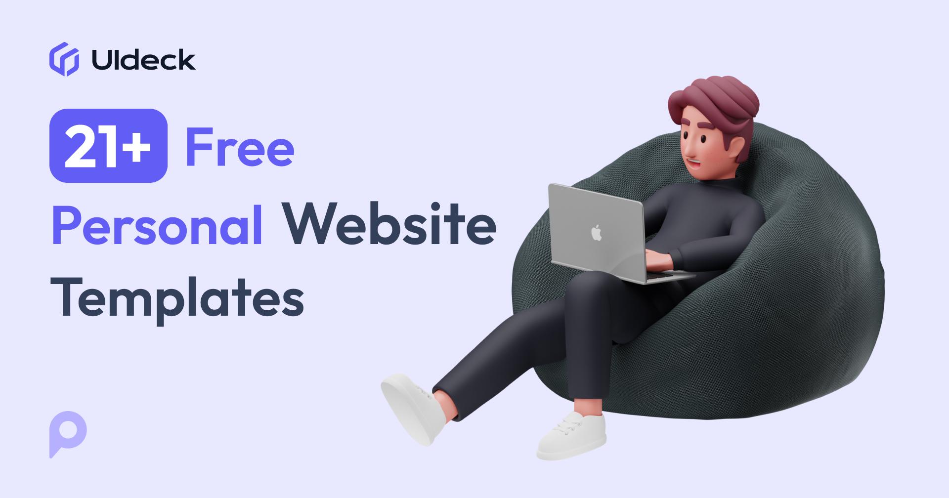 21+ Best Free Personal Website Templates for 2025