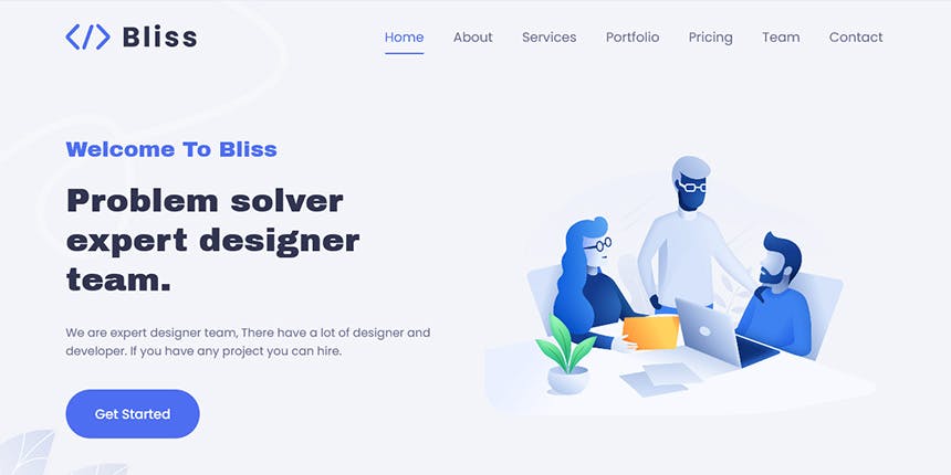 Bliss - Free Bootstrap 5 Business Template