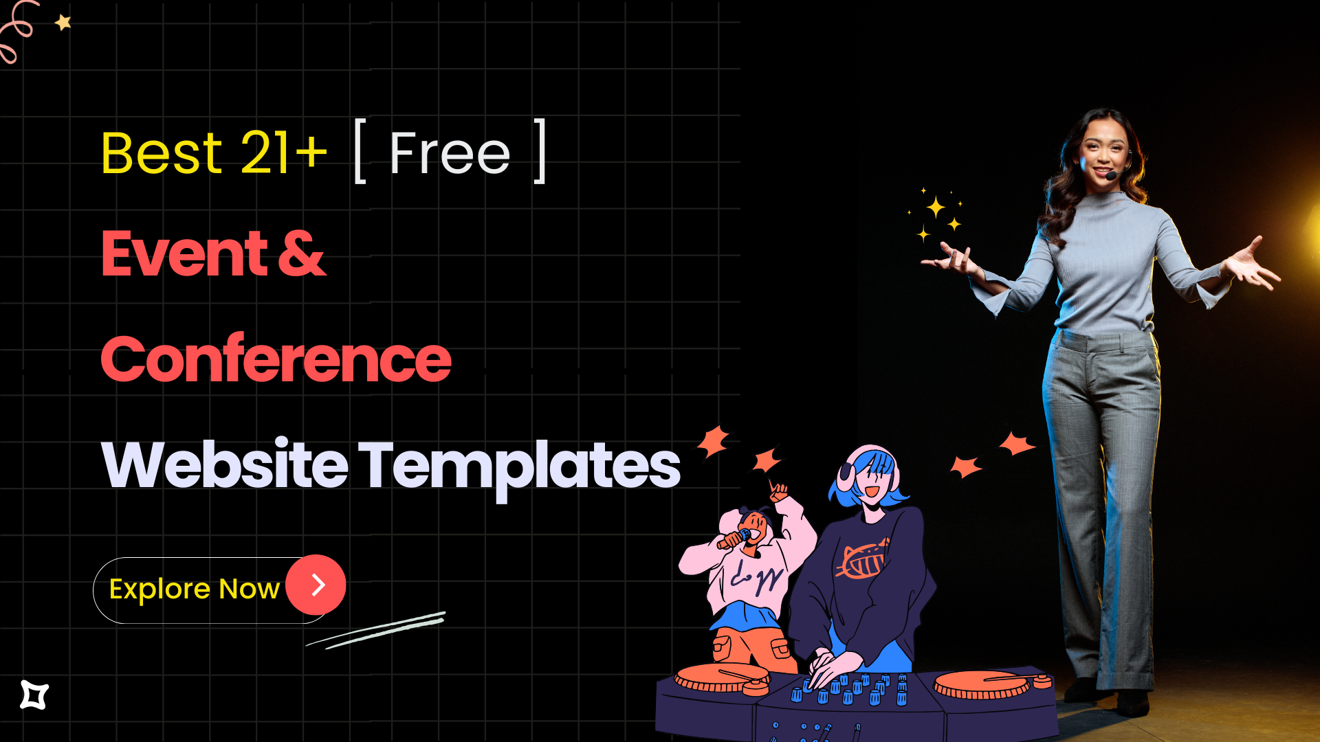 15+ Best Free Event and Conference Website Templates