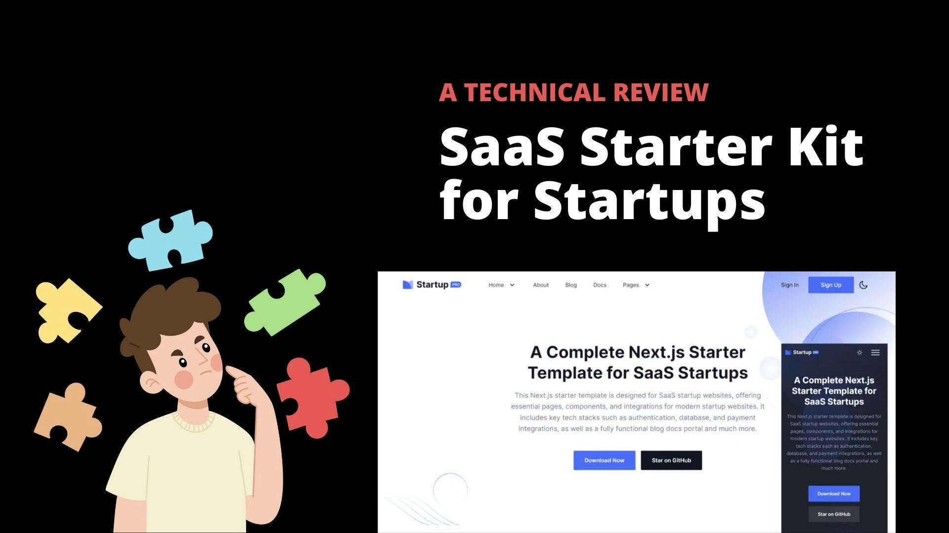 SaaS Starter Kit for Startups:  A Technical Review