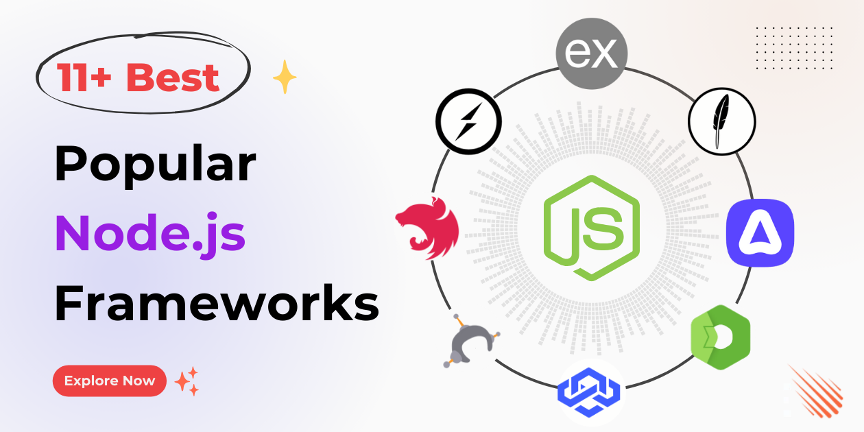 11+ Best and Popular Node.js Frameworks in 2024